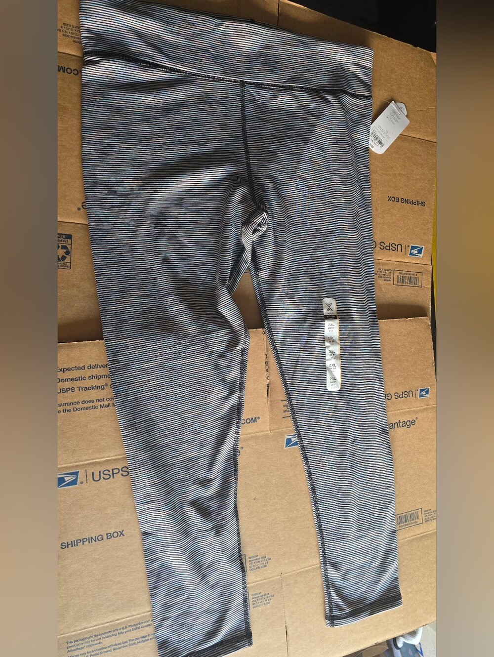 Xersion Striped Kids Leggings